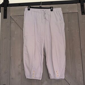 Women's Light Gray Khaki Casual Pants